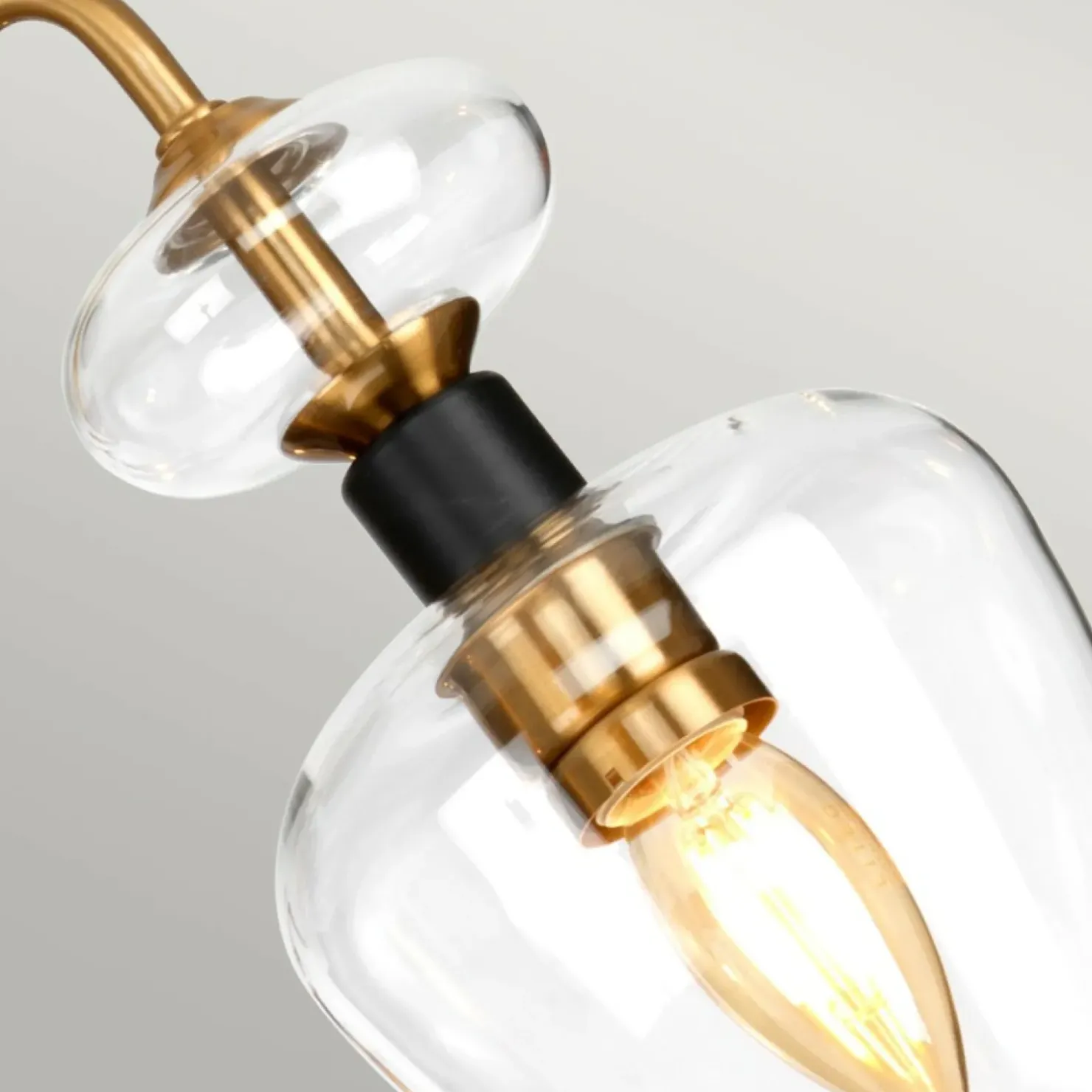 Lampa sufitowa, dekoracyjne szkła DL-ARMAND-SF3-AB z serii ARMAND*Sklep Kaja Clearance