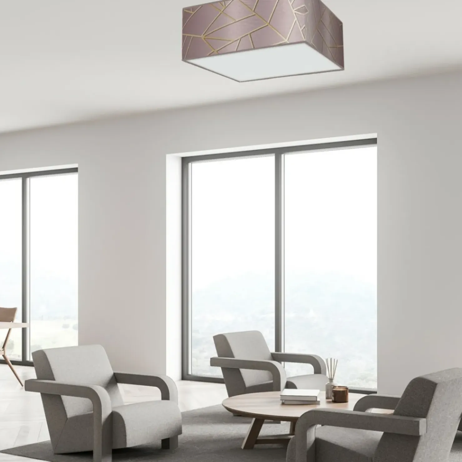 Lampa sufitowa do eleganckiego wnętrza MLP7589 z serii ZIGGY | Kaja Oświetlenie*Sklep Kaja Hot