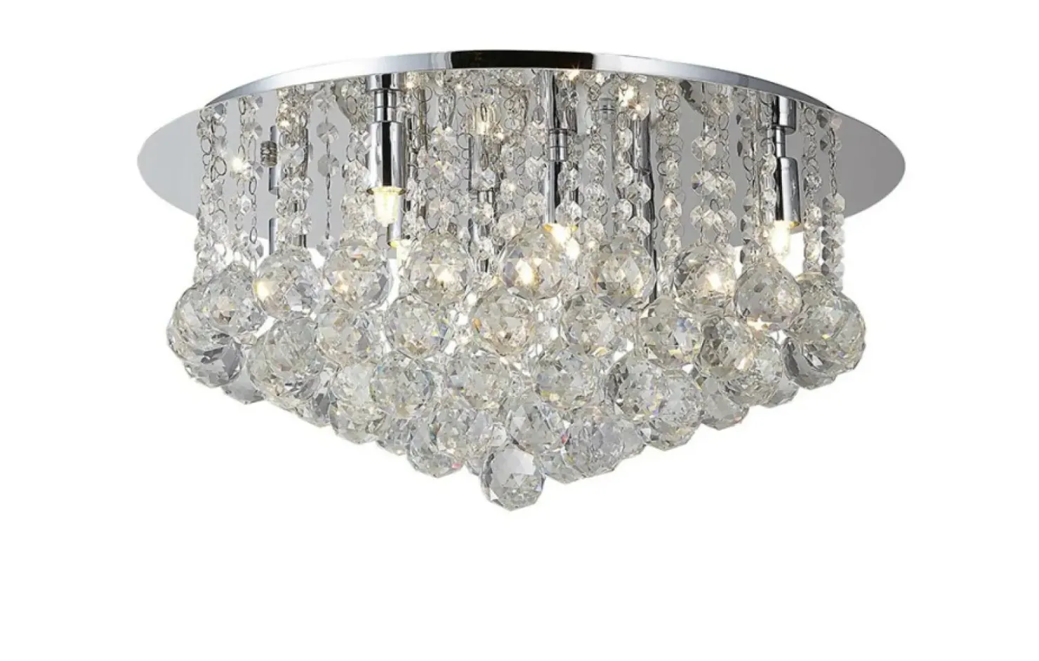Lampa sufitowa do sypialni w stylu glamour ⌀48cm AZ1287 BOLLA | Kaja*Sklep Kaja Best Sale