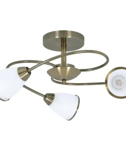 Lampa sufitowa do sypialni K-JSL-6059/3 AB PLATO | Kaja Oświetlenie*Sklep Kaja Clearance