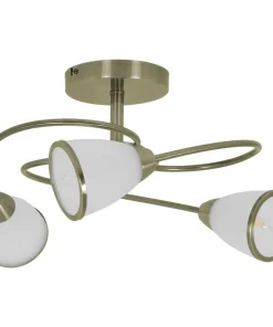 Lampa sufitowa do sypialni K-JSL-6059/3 AB PLATO | Kaja Oświetlenie*Sklep Kaja Clearance