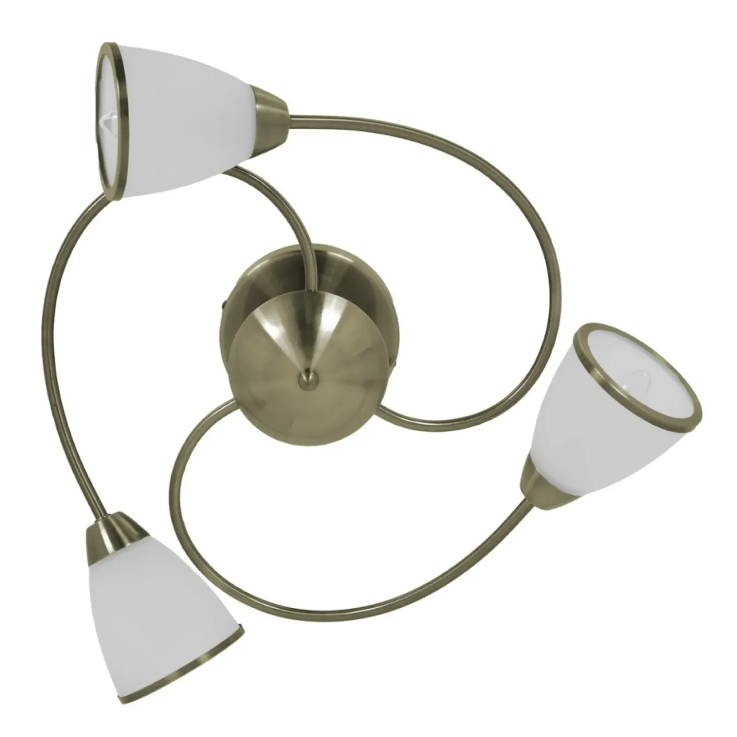 Lampa sufitowa do sypialni K-JSL-6059/3 AB PLATO | Kaja Oświetlenie*Sklep Kaja Clearance