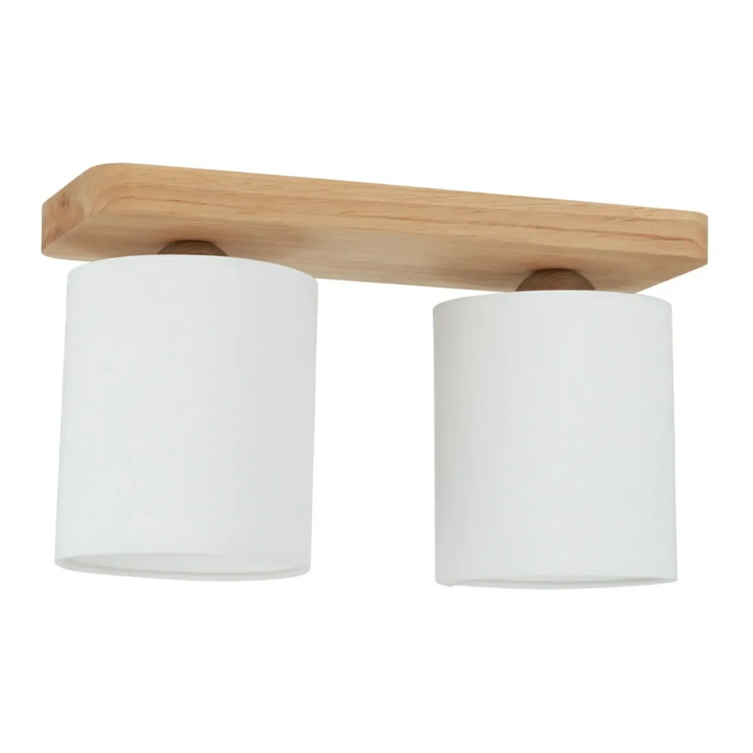 Store Sklep Kaja Lampa sufitowa drewniana listwa za 2 żarówki 8512274 JENTA | Kaja