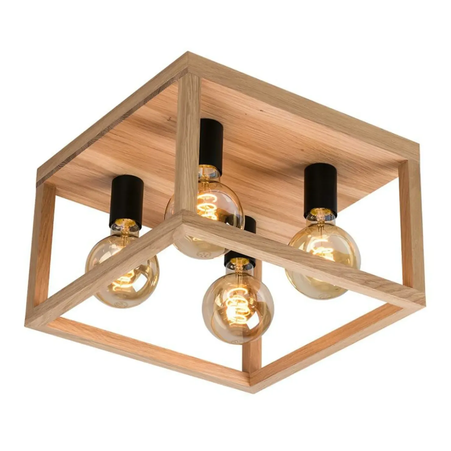 Cheap Sklep Kaja Lampa sufitowa drewniana skrzynka w stylu boho 9154474 KAGO | Kaja