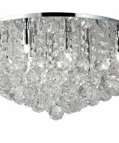 Lampa sufitowa glamour, wiszące kryształy ⌀58cm AZ1288 BOLLA | Kaja*Sklep Kaja Clearance