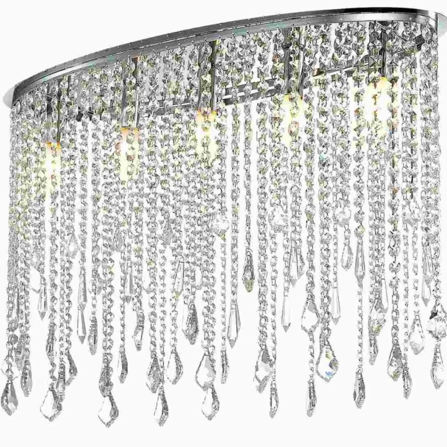 Lampa sufitowa glamour z kryształkami MA04928C-005 KAAS | Kaja*Sklep Kaja Clearance