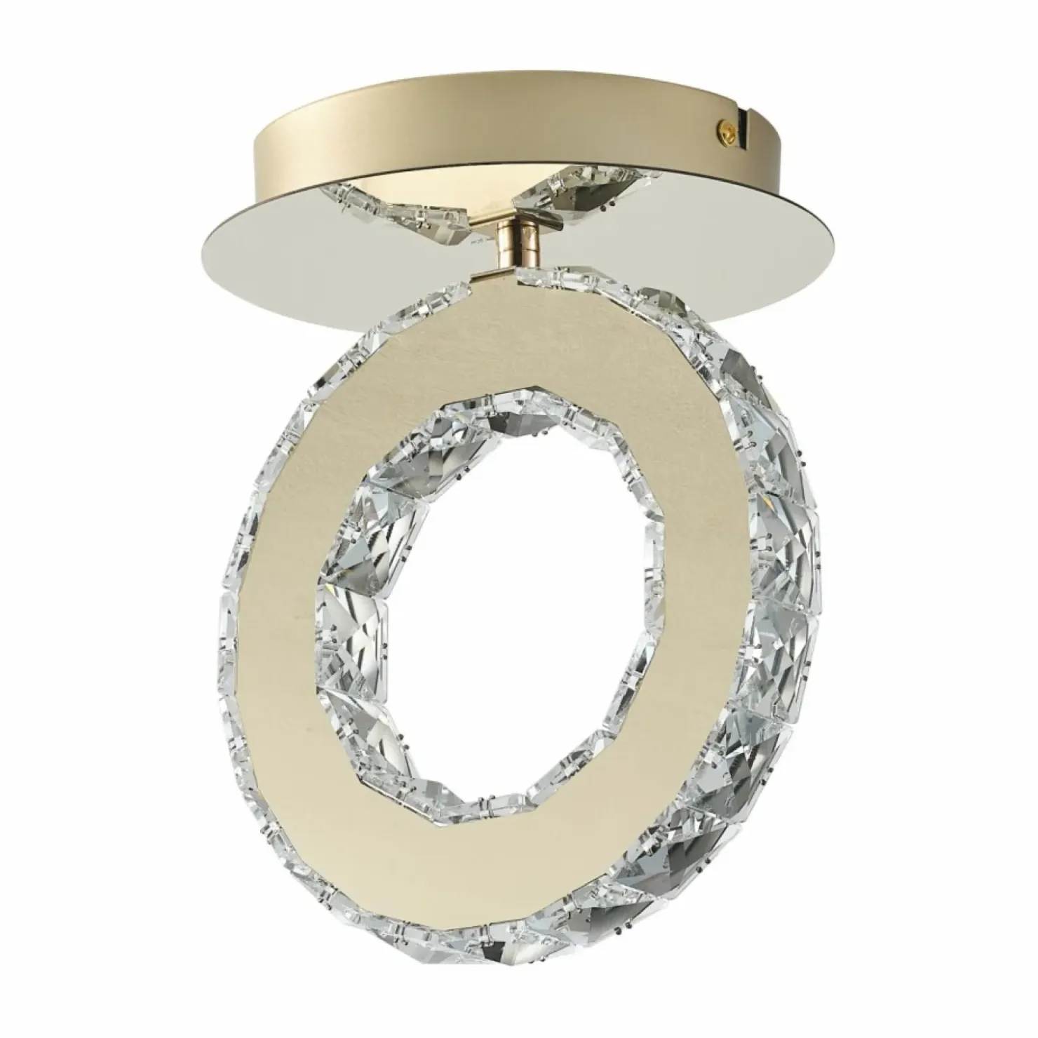 Lampa sufitowa kryształowy reflektor MX3713-1-3GT GIRONA | Kaja*Sklep Kaja Clearance