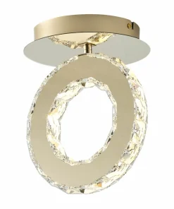 Lampa sufitowa kryształowy reflektor MX3713-1-3GT GIRONA | Kaja*Sklep Kaja Clearance