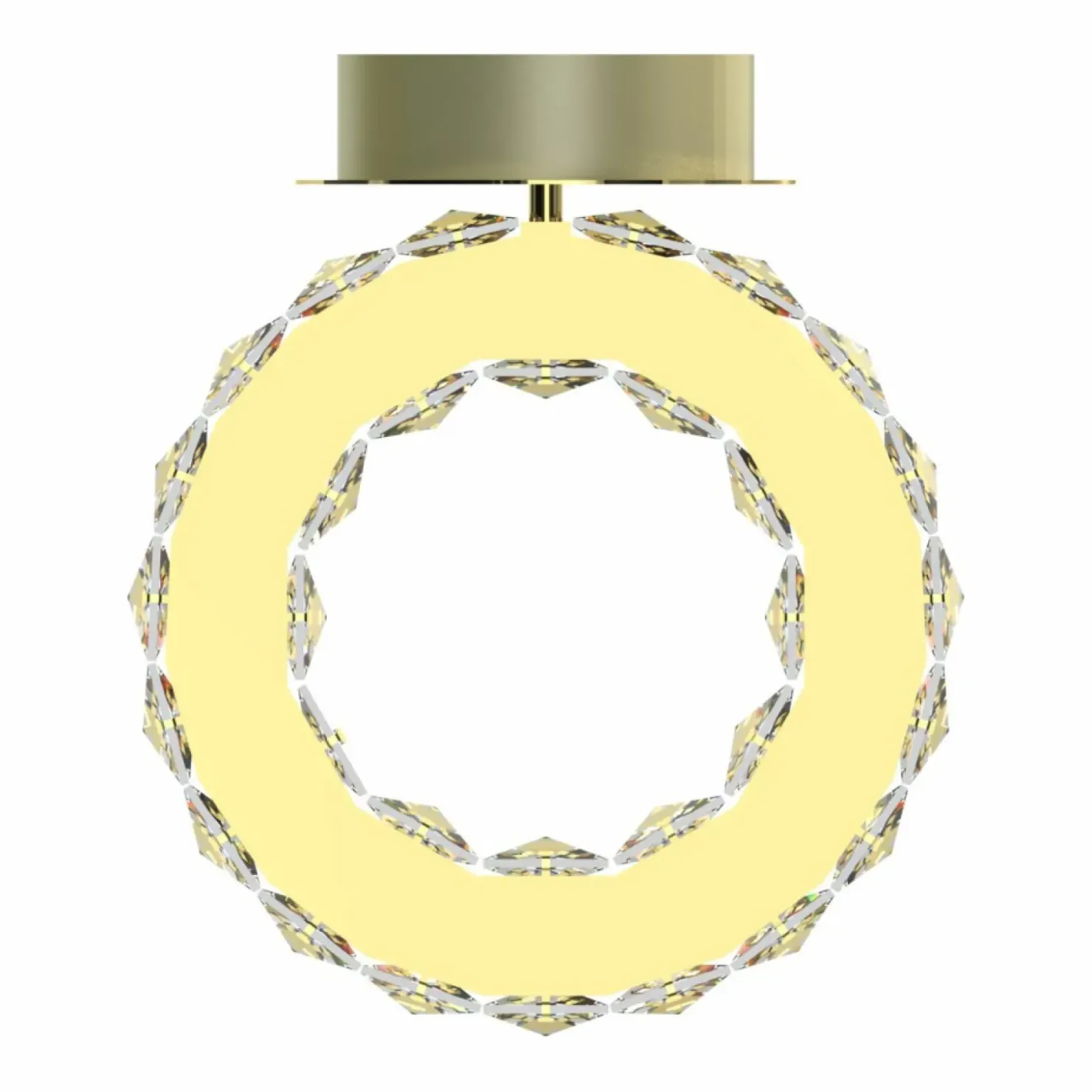 Lampa sufitowa kryształowy reflektor MX3713-1-3GT GIRONA | Kaja*Sklep Kaja Clearance