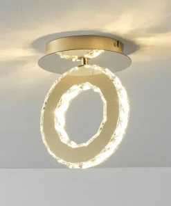 Lampa sufitowa kryształowy reflektor MX3713-1-3GT GIRONA | Kaja*Sklep Kaja Clearance