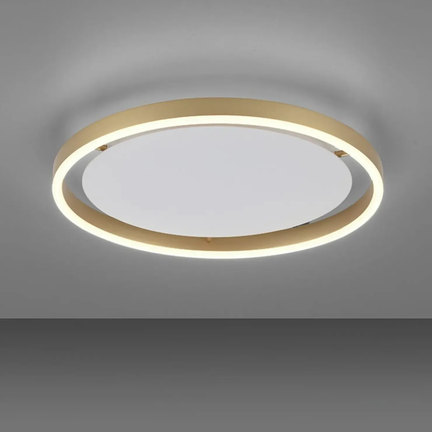 Discount Sklep Kaja Lampa sufitowa LED w kolorze u 15391-60 z serii RITUS | Kaja mosiądz