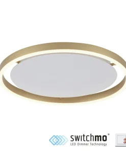 Discount Sklep Kaja Lampa sufitowa LED w kolorze u 15391-60 z serii RITUS | Kaja mosiądz