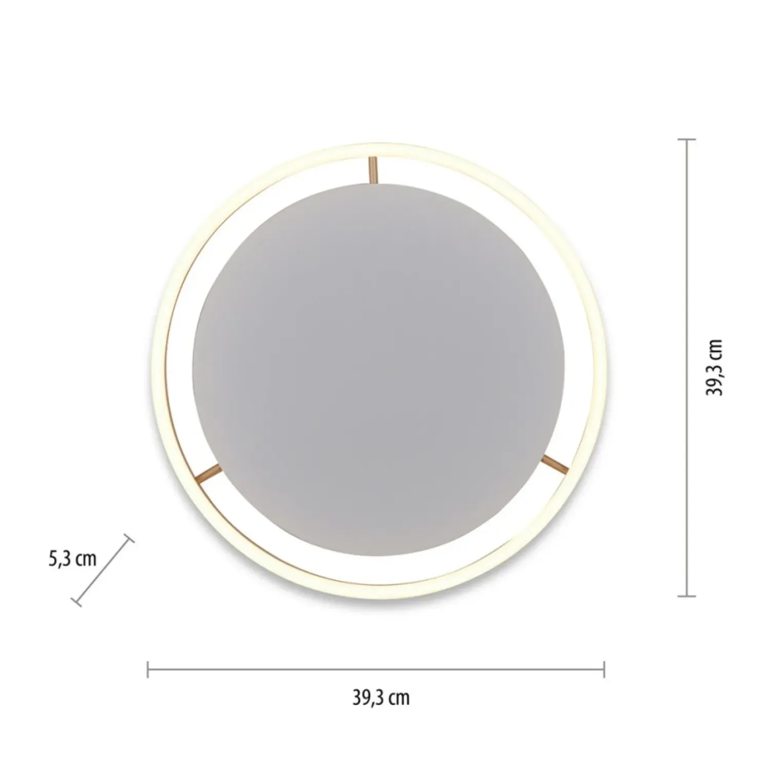 Discount Sklep Kaja Lampa sufitowa LED w kolorze u 15391-60 z serii RITUS | Kaja mosiądz