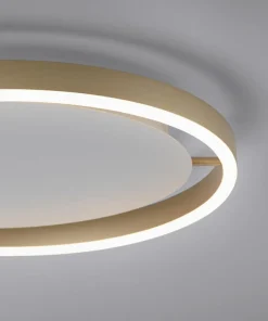Discount Sklep Kaja Lampa sufitowa LED w kolorze u 15391-60 z serii RITUS | Kaja mosiądz