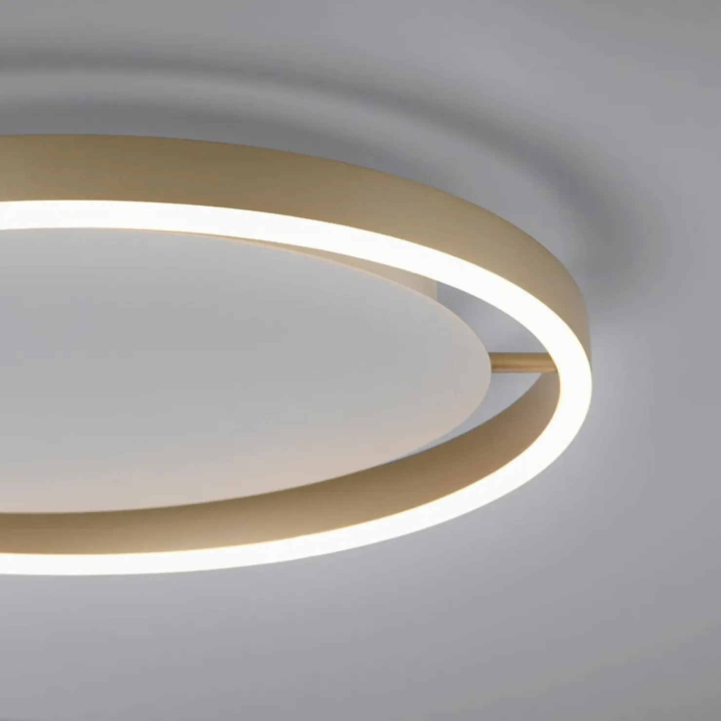 Discount Sklep Kaja Lampa sufitowa LED w kolorze u 15391-60 z serii RITUS | Kaja mosiądz