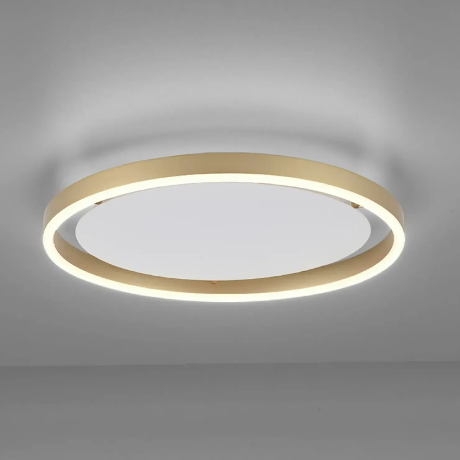 Discount Sklep Kaja Lampa sufitowa LED w kolorze u 15391-60 z serii RITUS | Kaja mosiądz