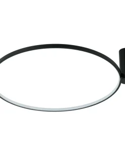 Sale Sklep Kaja Lampa sufitowa, ledowy ring 90cm LP-909/1C L BK RING | Kaja