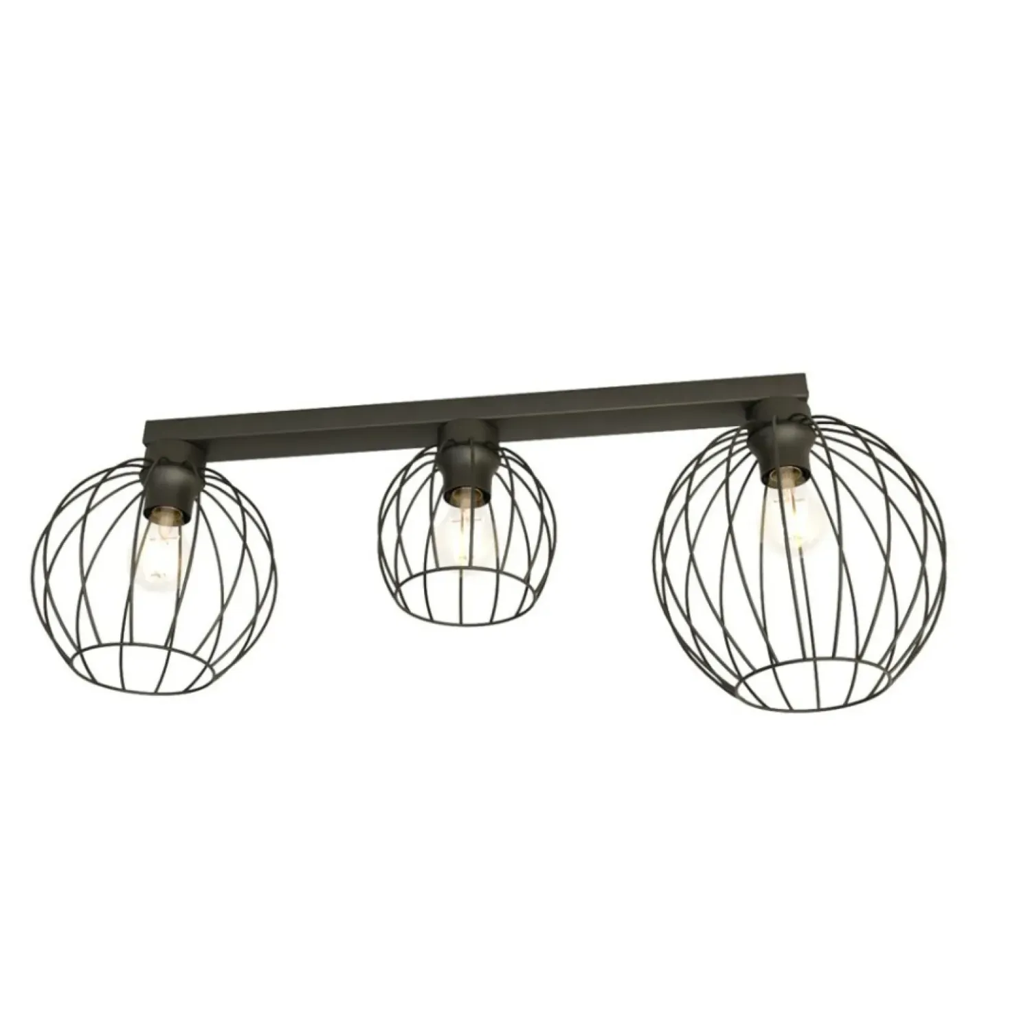 Best Sale Sklep Kaja Lampa sufitowa na listwie, trzy źródła światła 1371/3 z serii NEST czarny