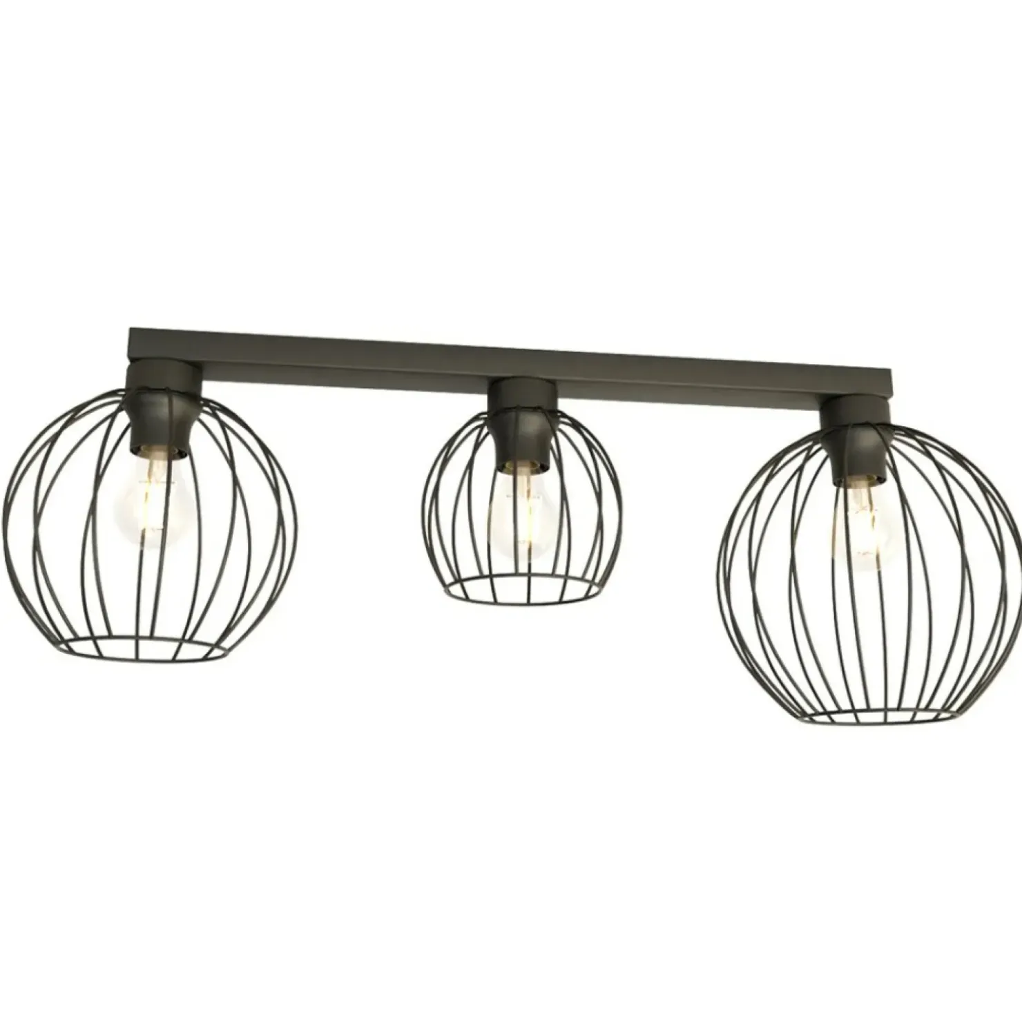 Best Sale Sklep Kaja Lampa sufitowa na listwie, trzy źródła światła 1371/3 z serii NEST czarny