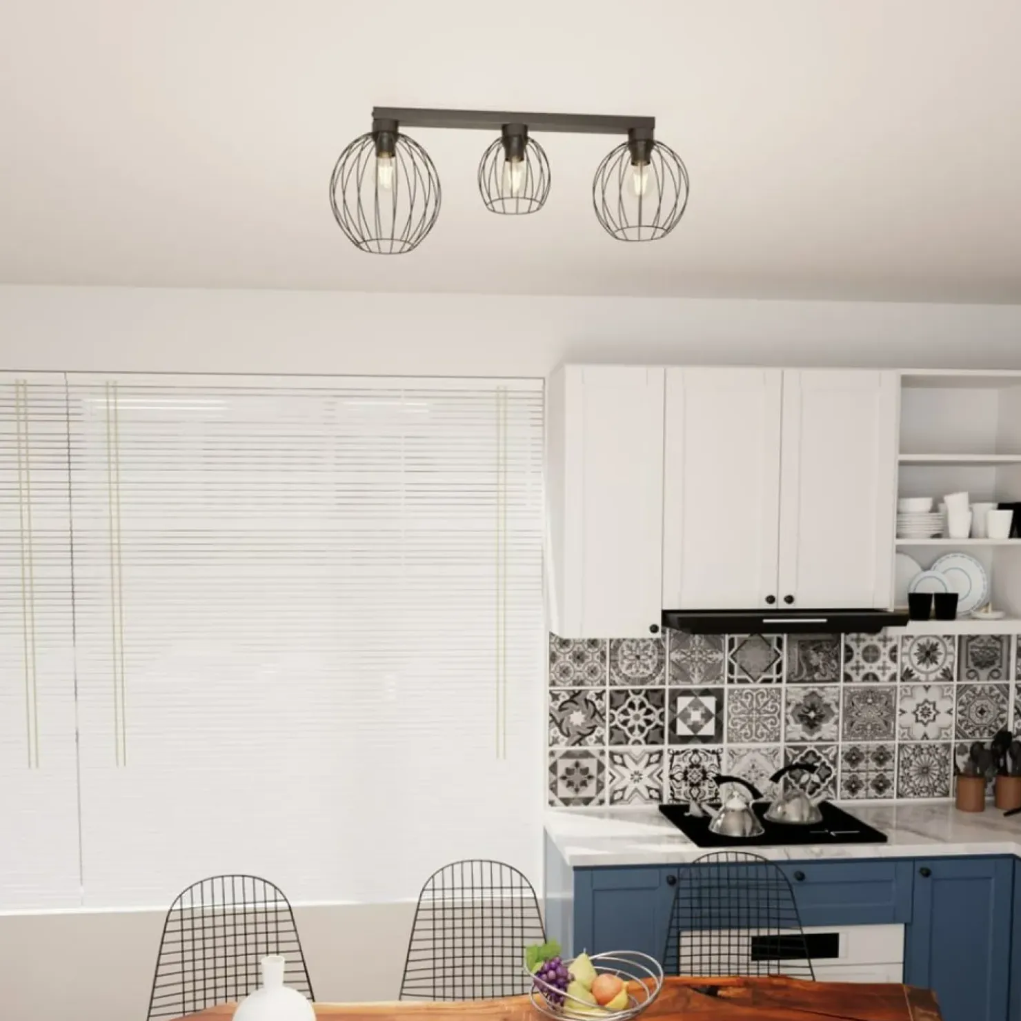 Best Sale Sklep Kaja Lampa sufitowa na listwie, trzy źródła światła 1371/3 z serii NEST czarny