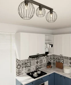Best Sale Sklep Kaja Lampa sufitowa na listwie, trzy źródła światła 1371/3 z serii NEST czarny