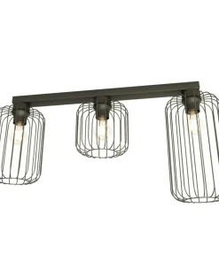 Shop Sklep Kaja Lampa sufitowa na podłużnej listwie 1367/3 z serii BARN czarny
