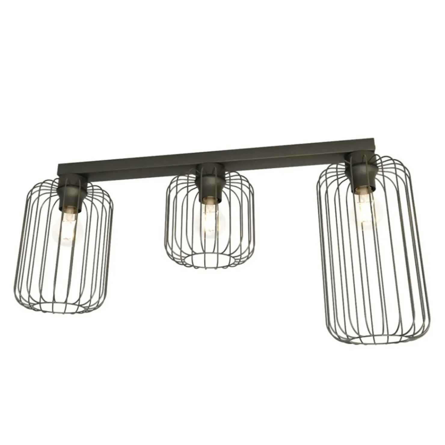 Shop Sklep Kaja Lampa sufitowa na podłużnej listwie 1367/3 z serii BARN czarny