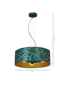 Outlet Sklep Kaja Lampa sufitowa na trzy żarówki E27 MLP7580 z serii ZIGGY | Kaja Oświetlenie