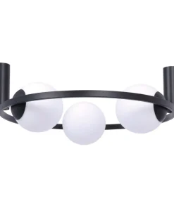 New Sklep Kaja Lampa sufitowa, nowoczesny plafon z trzema kloszami 5008 z serii ORBIT