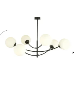 Best Sale Sklep Kaja Lampa sufitowa o obłych kształtach, białe kule 1102/6 HUNTER | Kaja