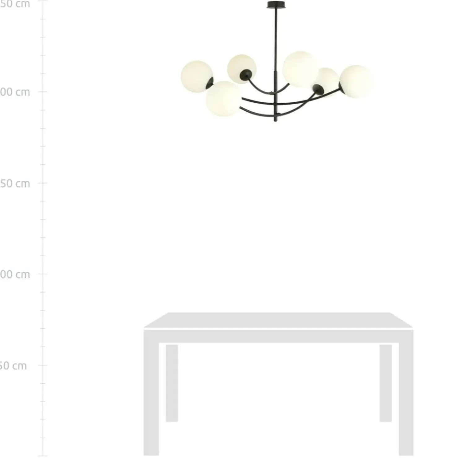 Best Sale Sklep Kaja Lampa sufitowa o obłych kształtach, białe kule 1102/6 HUNTER | Kaja