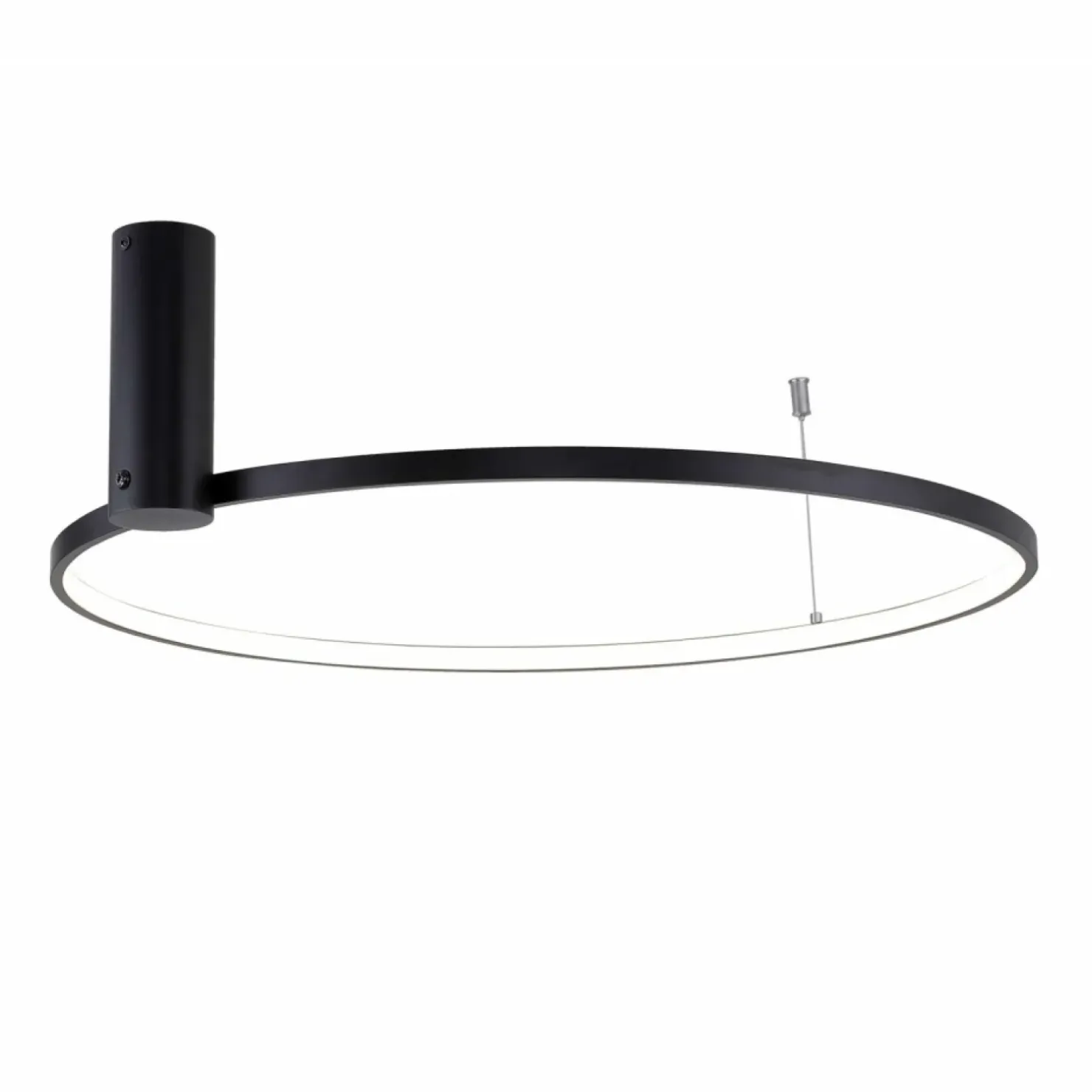 Outlet Sklep Kaja Lampa sufitowa obręcz zmienna barwa LED ⌀60cm 89429-60BK HORIK | Kaja