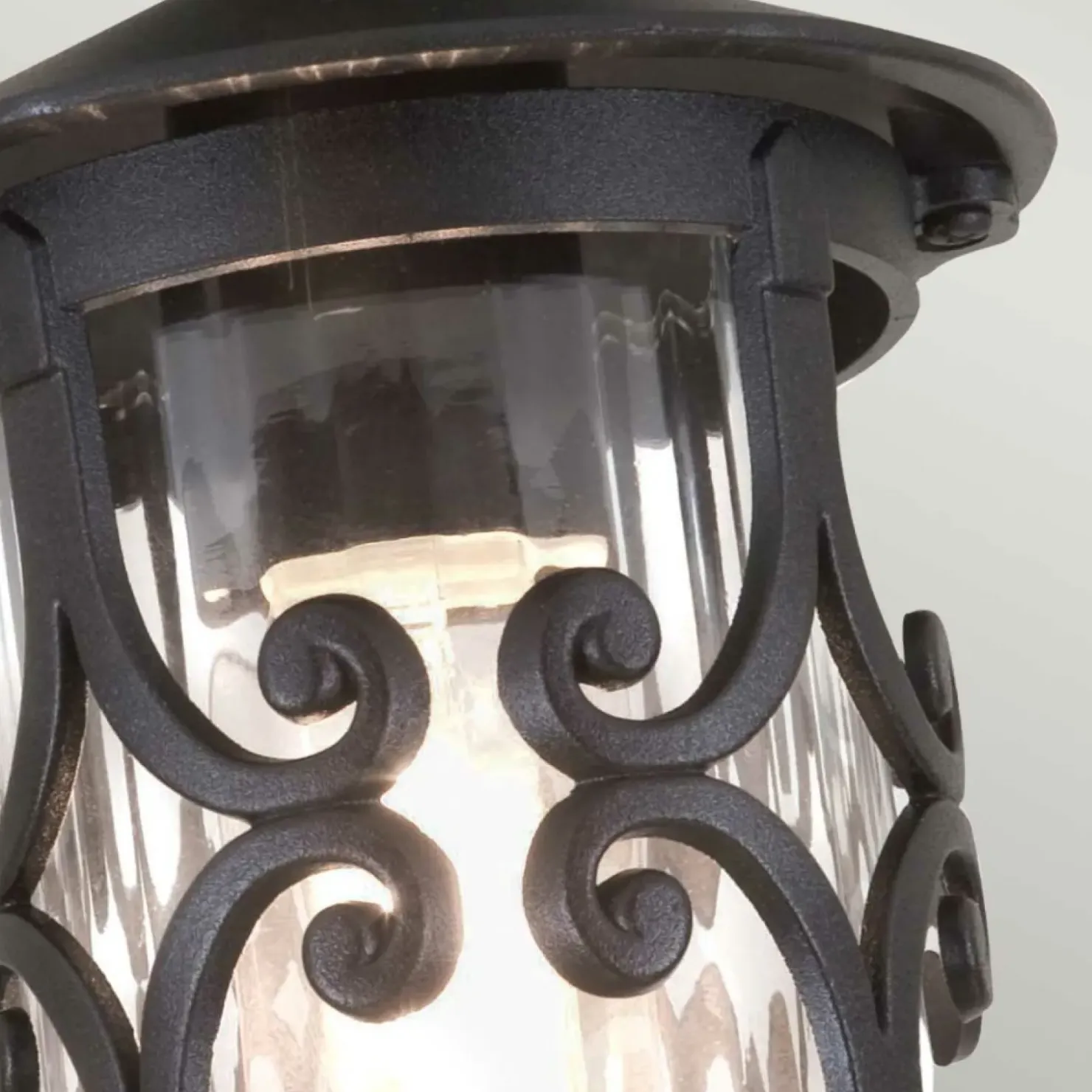 Lampa sufitowa, ogrodowa, na taras BL13A-BLACK z serii HEREFORD*Sklep Kaja Outlet