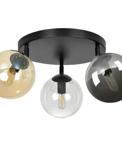 Store Sklep Kaja Lampa sufitowa okrągła podsufitka i klosze 779/3APREM | Kaja