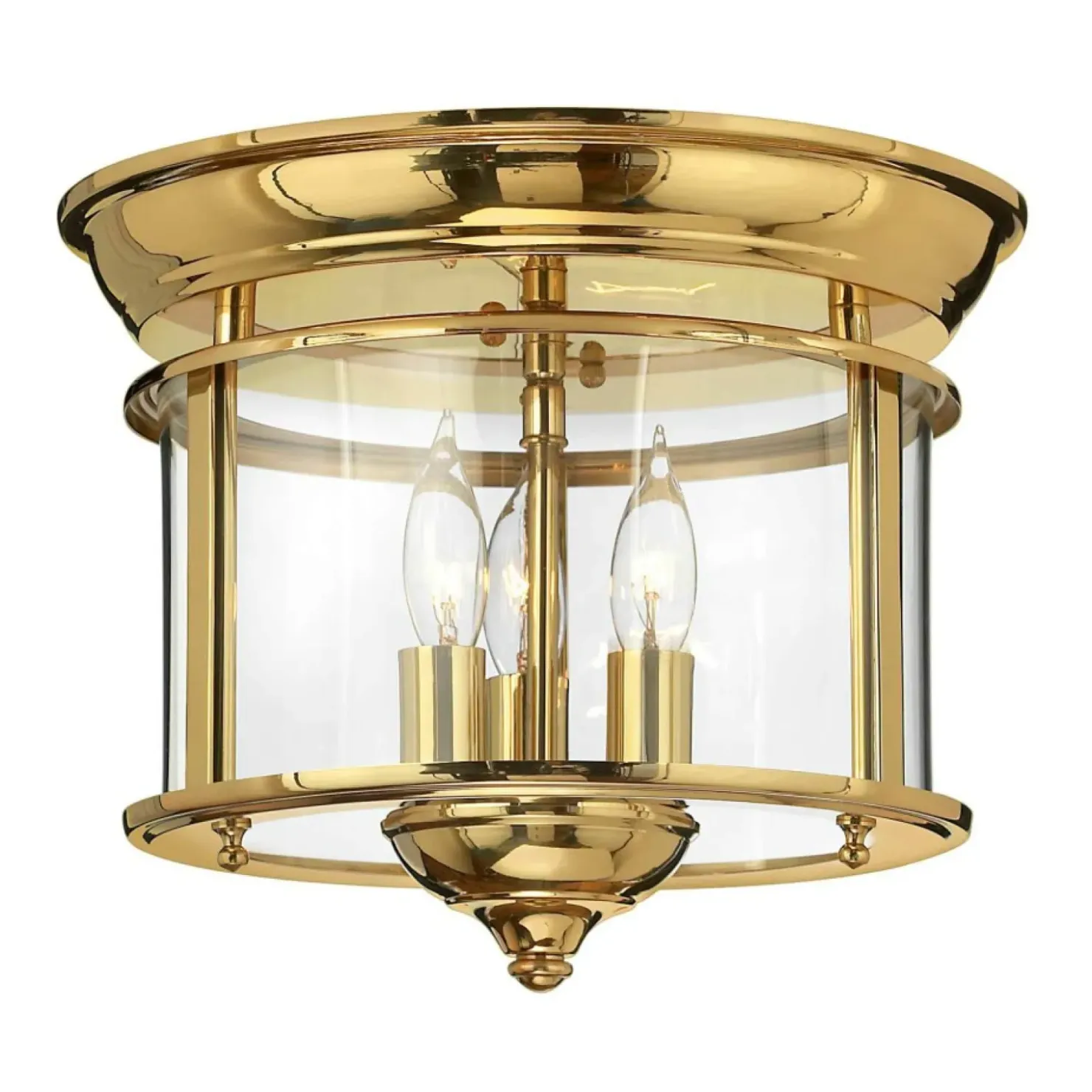 Lampa sufitowa, plafon na 3 żarówki HK-GENTRY-F-PB z serii GENTRY*Sklep Kaja Cheap