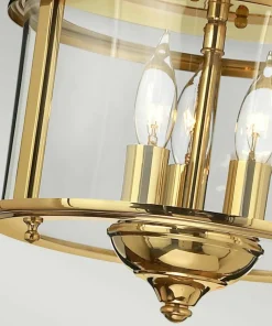 Lampa sufitowa, plafon na 3 żarówki HK-GENTRY-F-PB z serii GENTRY*Sklep Kaja Cheap