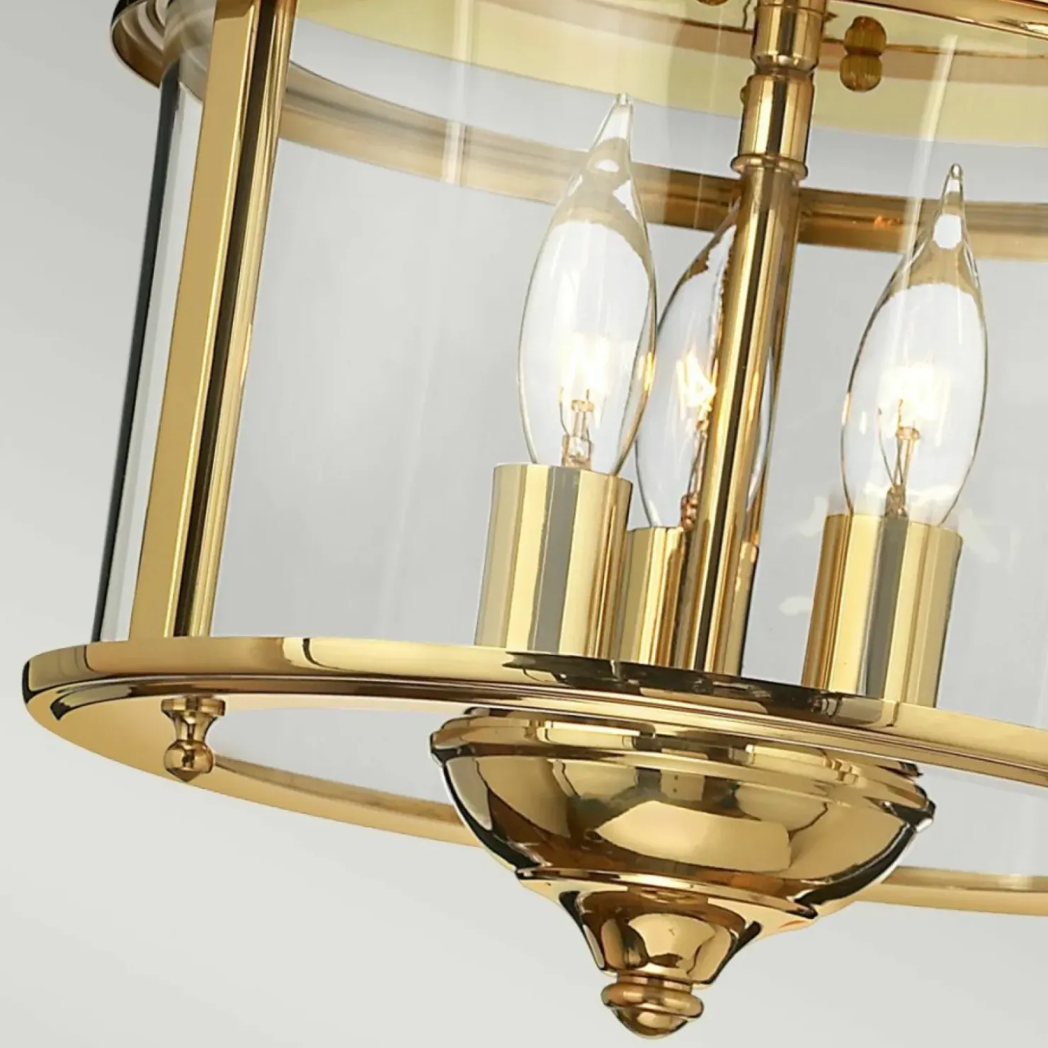 Lampa sufitowa, plafon na 3 żarówki HK-GENTRY-F-PB z serii GENTRY*Sklep Kaja Cheap