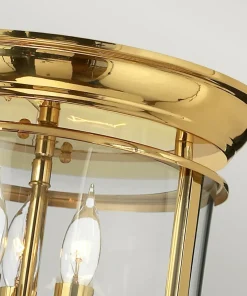 Lampa sufitowa, plafon na 3 żarówki HK-GENTRY-F-PB z serii GENTRY*Sklep Kaja Cheap