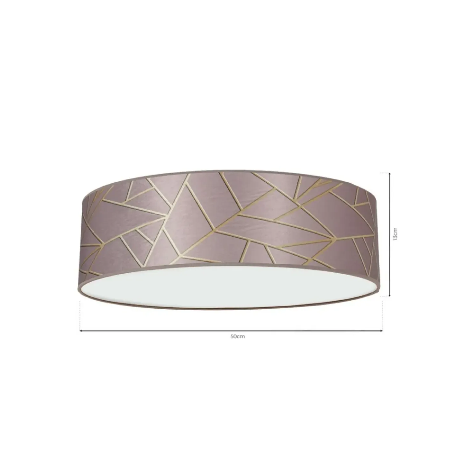 Lampa sufitowa, plafon o średnicy 50 cm MLP7586 z serii ZIGGY | Kaja Oświetlenie*Sklep Kaja Shop