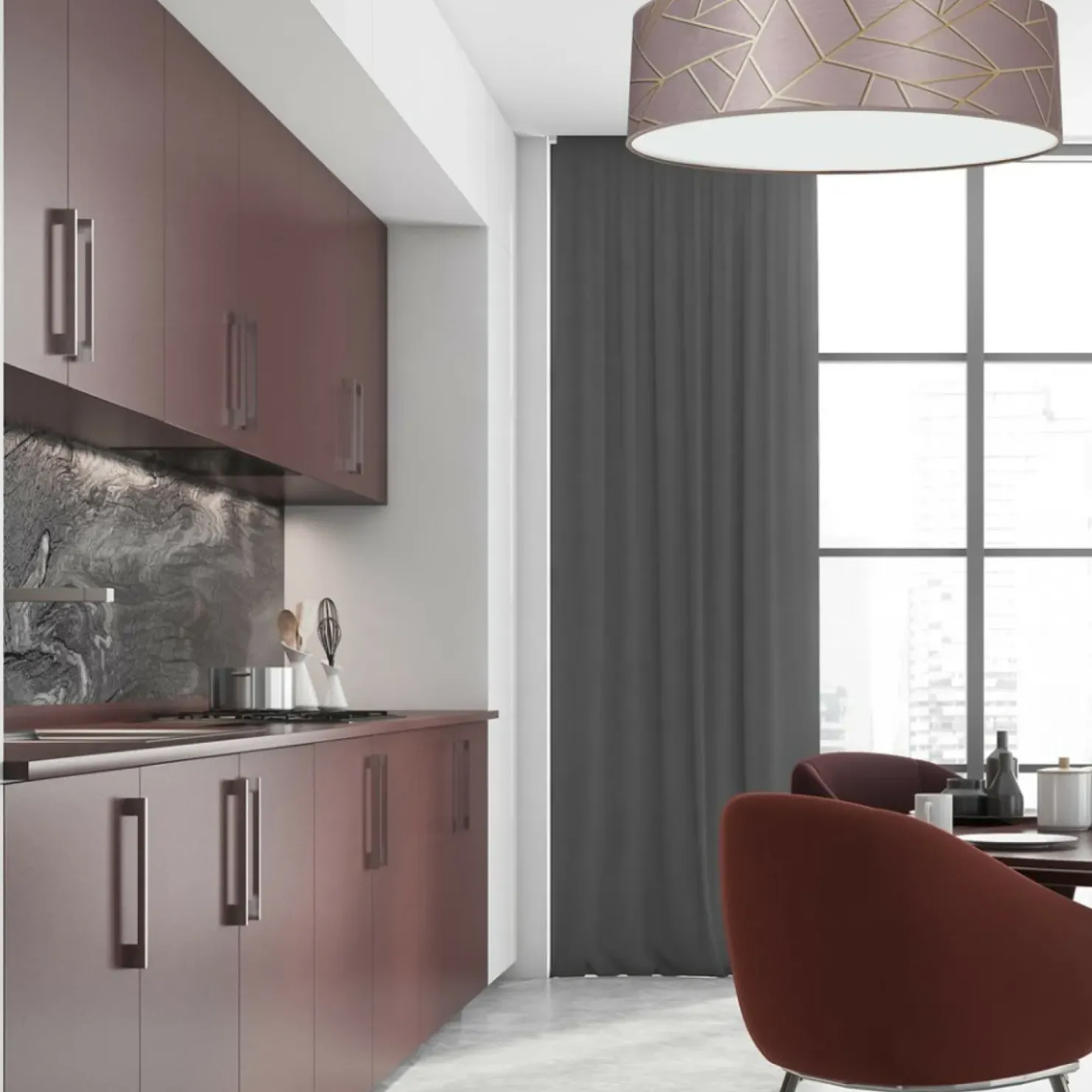 Lampa sufitowa, plafon o średnicy 50 cm MLP7586 z serii ZIGGY | Kaja Oświetlenie*Sklep Kaja Shop