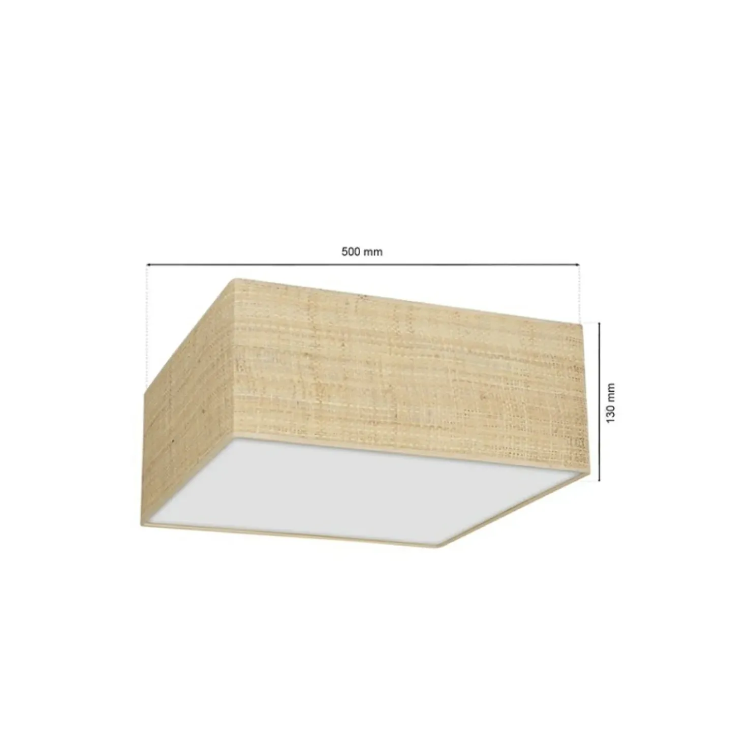 Lampa sufitowa, plafon w naturalnych kolorach MLP7485 z serii MARSHALL | Kaja Oś*Sklep Kaja Flash Sale