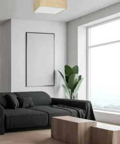 Lampa sufitowa, plafon w naturalnych kolorach MLP7485 z serii MARSHALL | Kaja Oś*Sklep Kaja Flash Sale