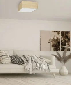 Lampa sufitowa, plafon w naturalnych kolorach MLP7485 z serii MARSHALL | Kaja Oś*Sklep Kaja Flash Sale