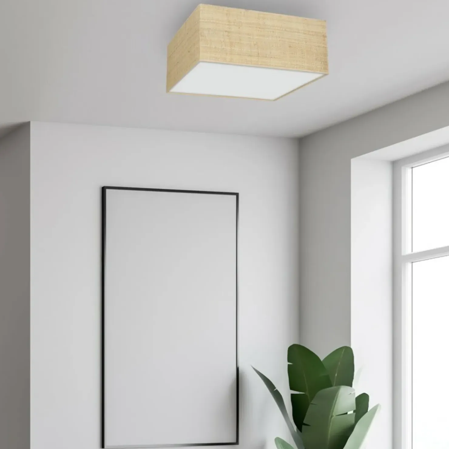 Lampa sufitowa, plafon w naturalnych kolorach MLP7485 z serii MARSHALL | Kaja Oś*Sklep Kaja Flash Sale