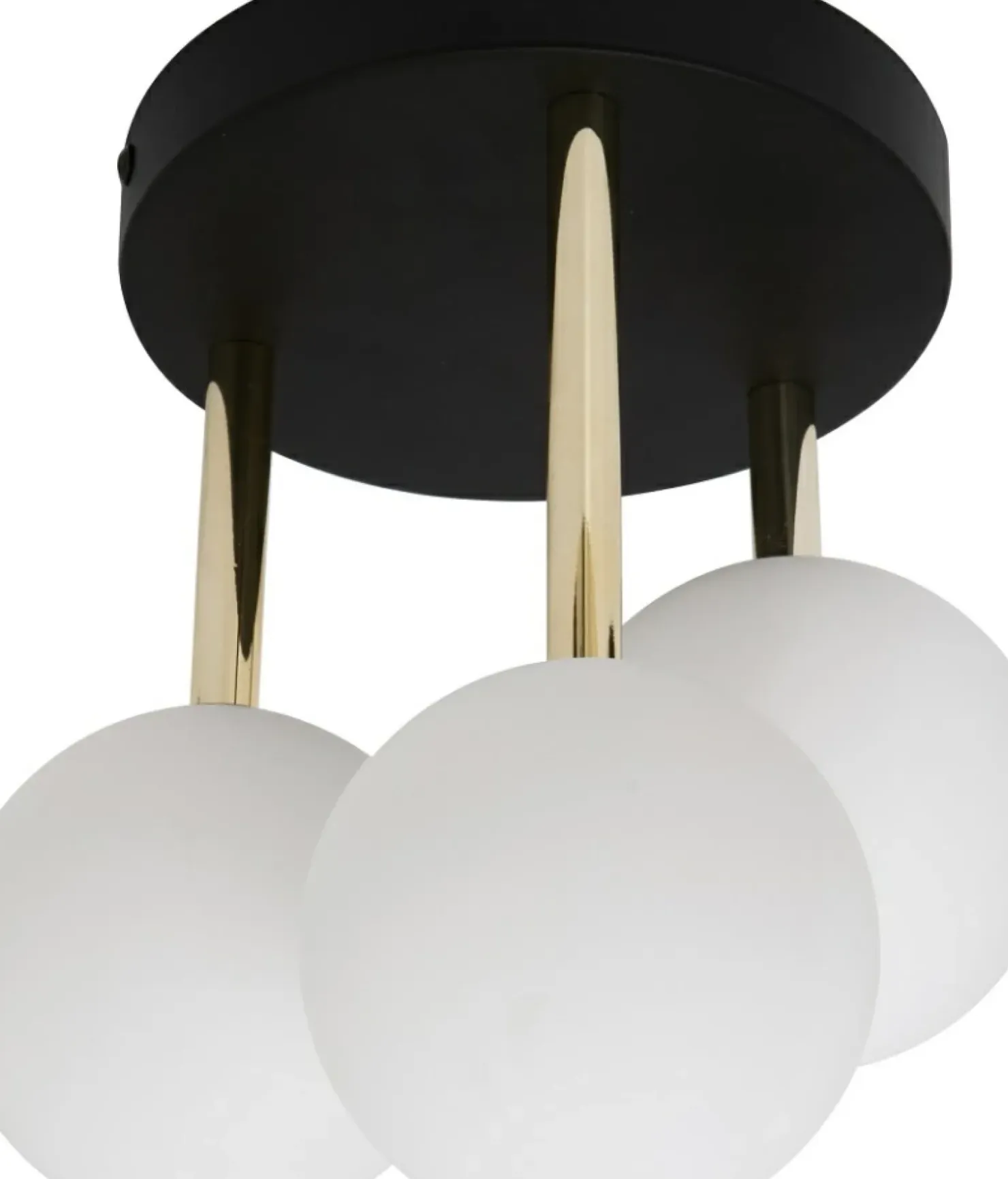 Best Sale Sklep Kaja Lampa sufitowa, plafon z 3 mlecznymi kloszami 5644 z serii ALI | Kaja