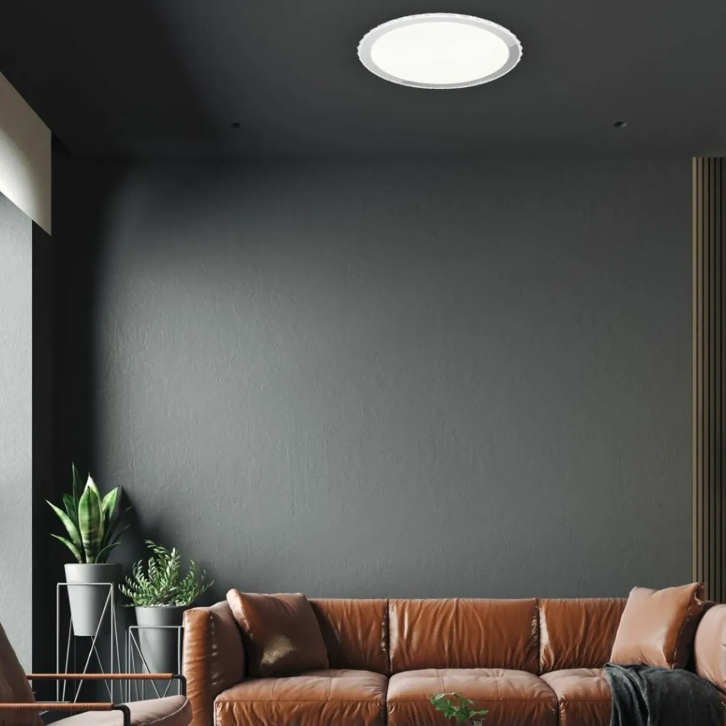 Lampa sufitowa, plafon z wbudowanym ledem ML4222 z serii LAYLA | Kaja Oświetleni*Sklep Kaja Best