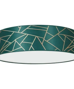 Lampa sufitowa, plafon złoto-zielone MLP7578 z serii ZIGGY | Kaja Oświetlenie*Sklep Kaja Store