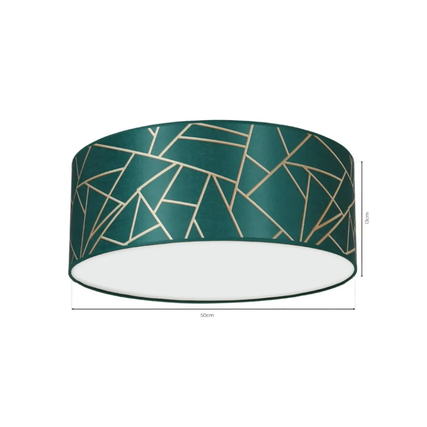 Lampa sufitowa, plafon złoto-zielone MLP7578 z serii ZIGGY | Kaja Oświetlenie*Sklep Kaja Store
