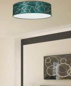 Lampa sufitowa, plafon złoto-zielone MLP7578 z serii ZIGGY | Kaja Oświetlenie*Sklep Kaja Store