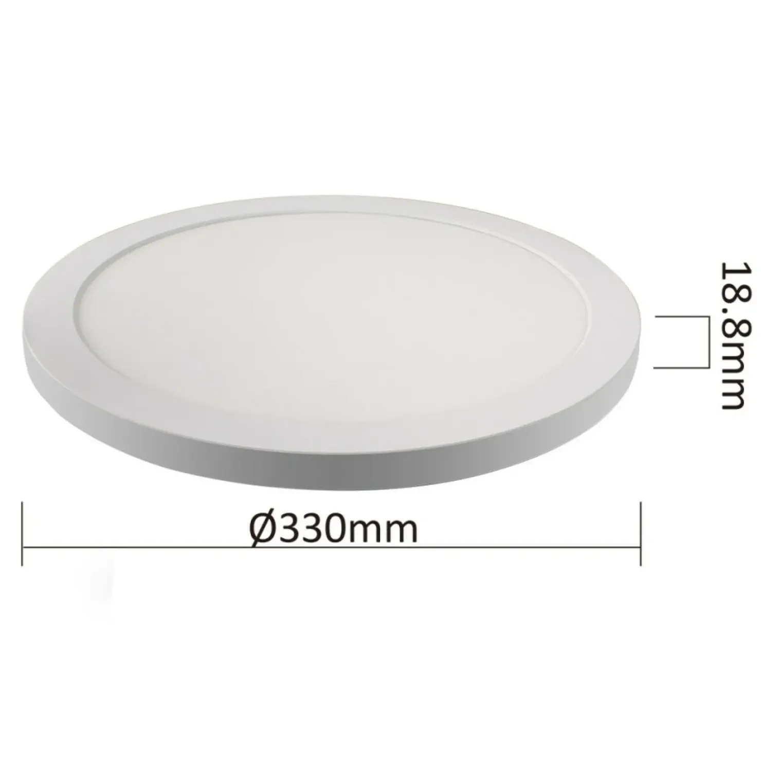 Lampa sufitowa pod- i natynkowy okrąg LP-330/1C 4WH YORK | Kaja*Sklep Kaja Clearance